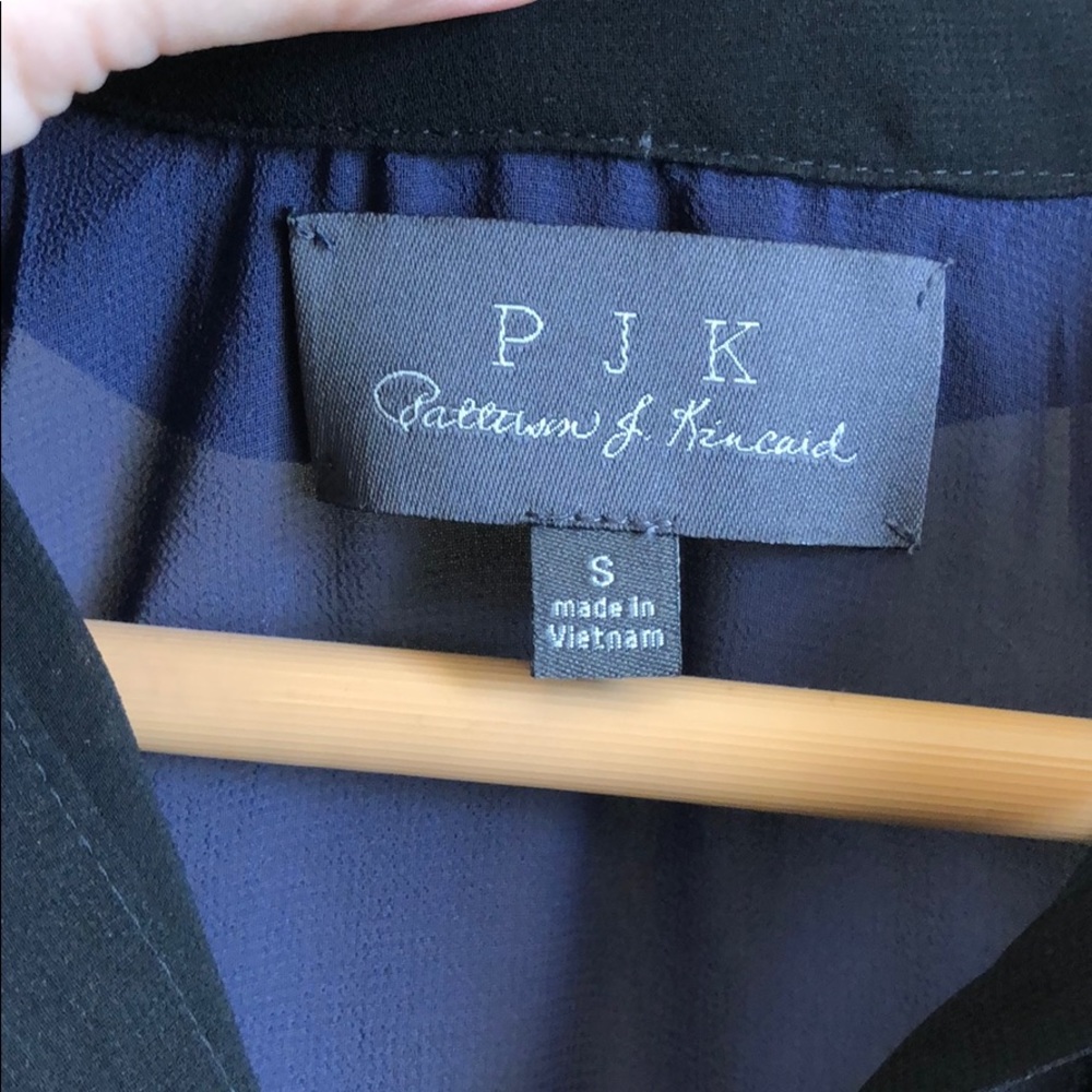 Pjk Sheer Color Block Top - image 2